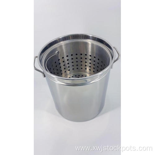 Stainless steel turkey pot with filter